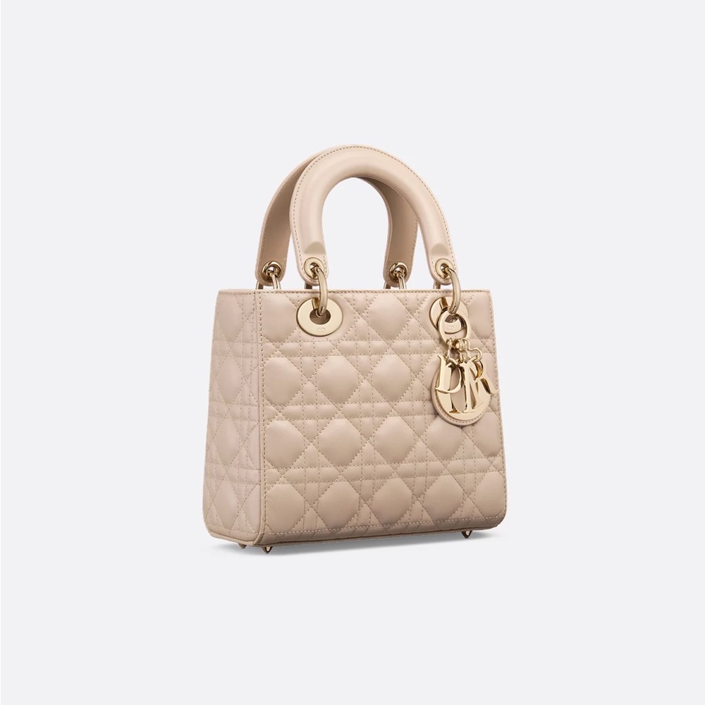 Dior Beige Quilted Mini Bag